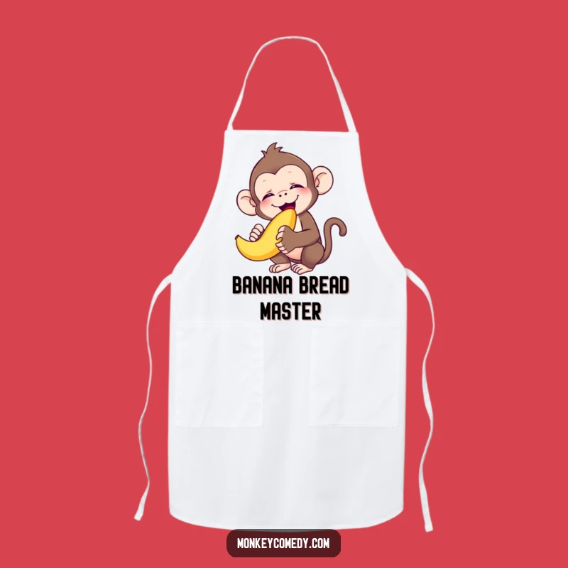 Funny Monkey Banana Bliss Apron: Cook with Joy with This Hilarious Primate