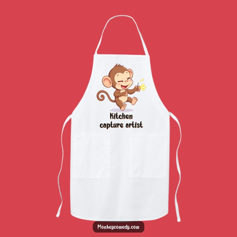 Funny Monkey Firefly Apron: Cook Up Fun with This Hilarious Primate's Chase