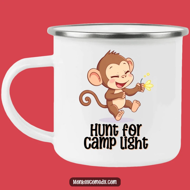 Funny Monkey Firefly Camping Mug: Sip & Chase with this Hilarious Primate