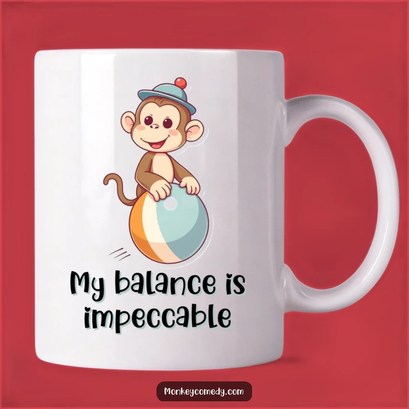 Funny Monkey Hat Ball Ride Mug: The Perfect Hilarious Gift for a Playful Spirit