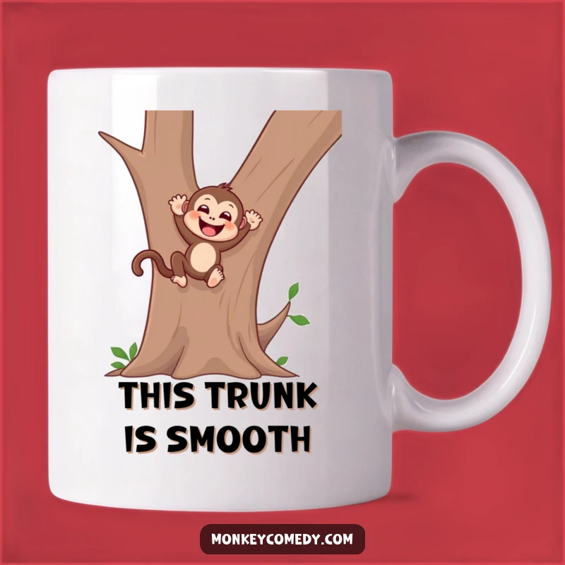 Funny Monkey Sliding Mug - Gleeful Primate Fun for Jungle Lovers