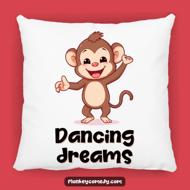 Funny Dancing Monkey Pillow - Comfy & Hilarious Home Decor
