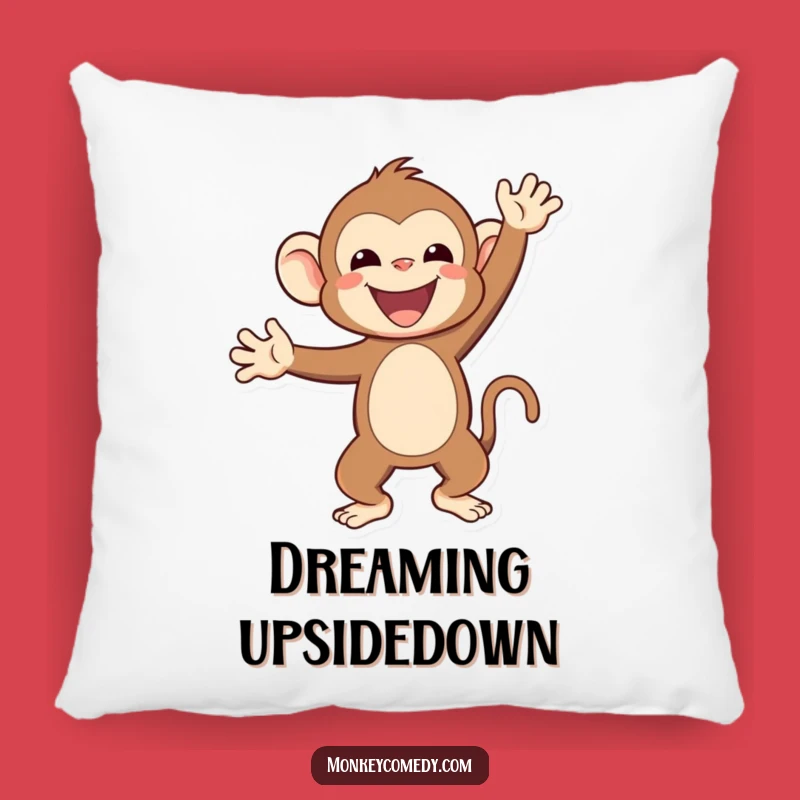 Funny Kawaii Monkey Handstand Pillow: Comfy Acrobatics Funny Gift