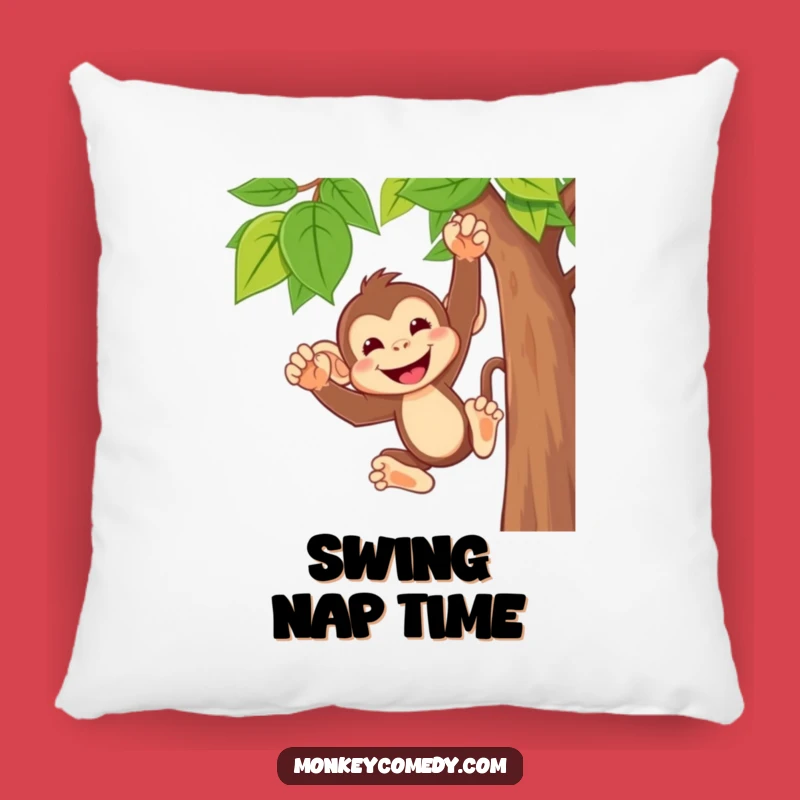 Funny Monkey Pillow - Cozy and Hilarious Swinging Decor for Your Home