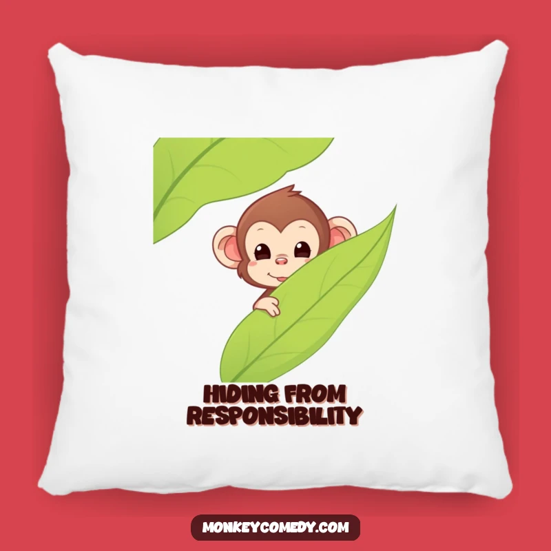 Soft Funny Kawaii Monkey Pillow - Peek Surprise Comfort, Cozy Quirky Gift