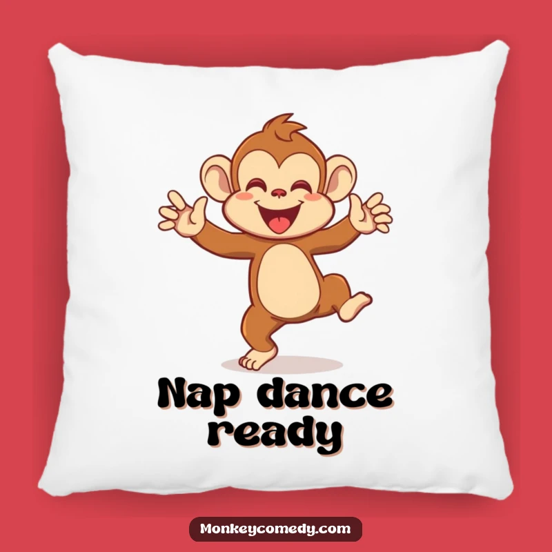 Funny Monkey Dance Pillow: Snuggle Up with Hilarious Primate Comfort