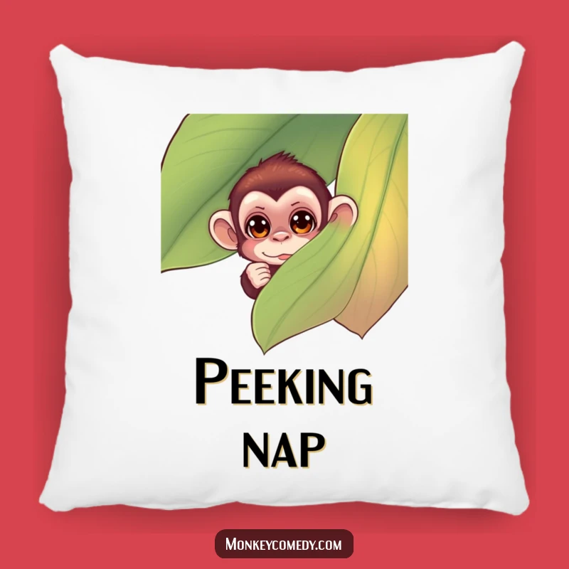 Funny Monkey Pillow - Cozy and Hilarious Peeking Decor for Your Home