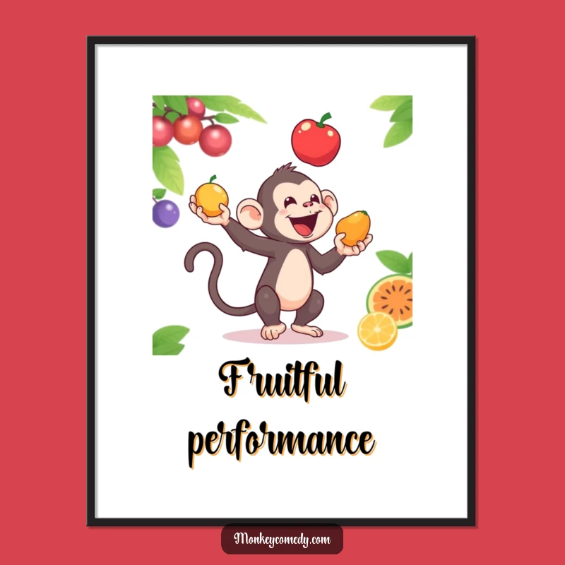 Funny Monkey Juggling Digital Art - Instant Primate Playfulness