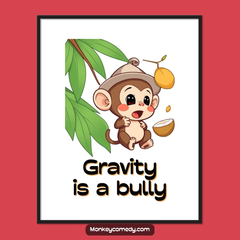 Funny Surprised Monkey Digital Art: Instant Shocking Humor Download