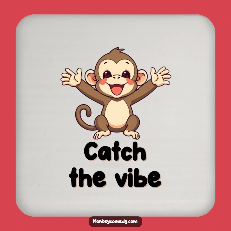 Funny Monkey Coaster - Primate Protection for Your Table