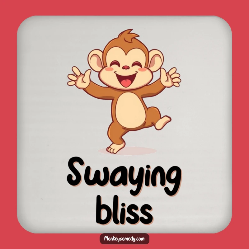 Funny Monkey Dance Coasters: Protect Surfaces with Hilarious Primate Style