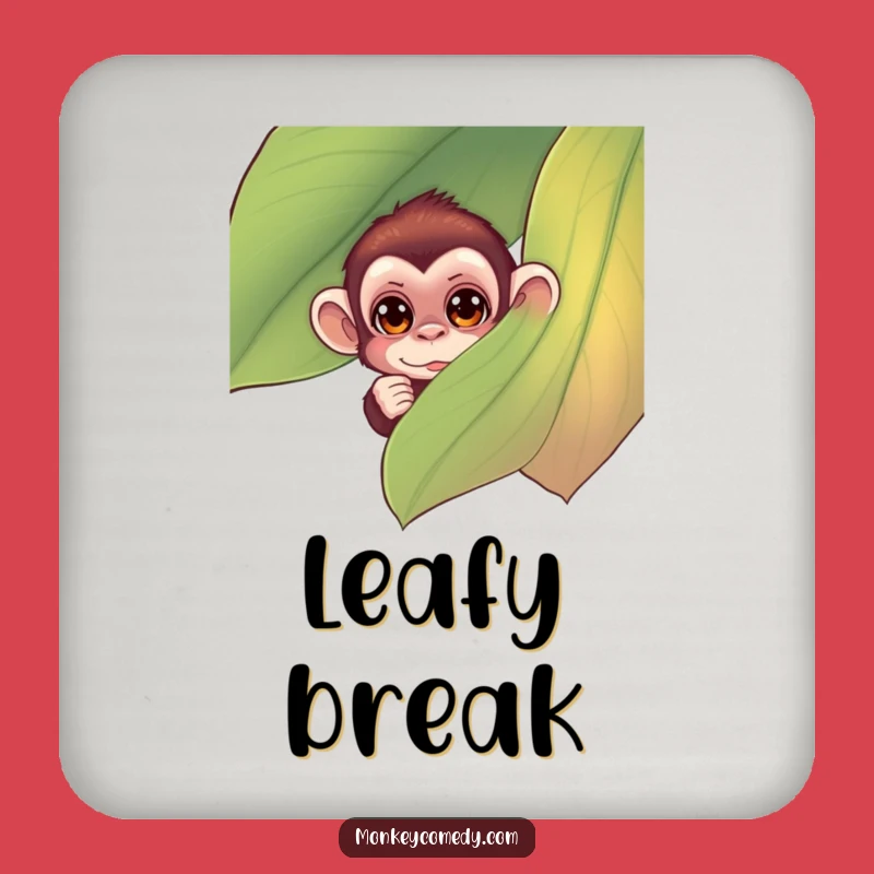 Funny Monkey Coaster - Hilarious Peeking Design to Protect Surfaces