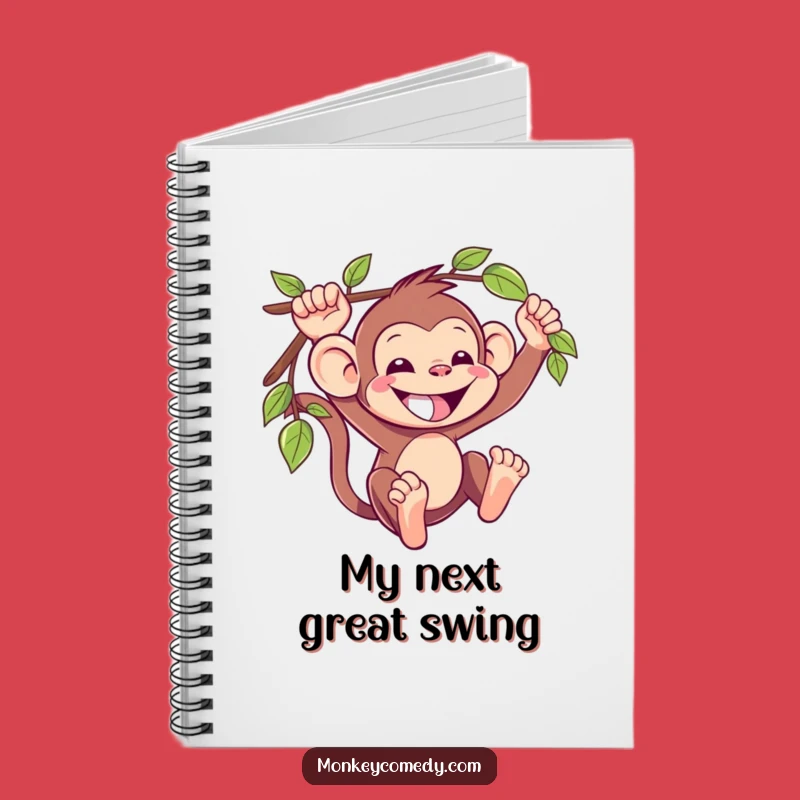 Funny Kawaii Monkey Notebook: Jot Down Ideas With Jungle Fun