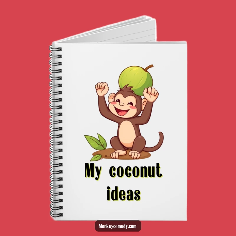 Funny Monkey Coconut Notebook: Jot Down Ideas with This Hilarious Balancer, Ideal Funny Gift