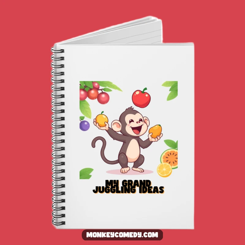 Funny Monkey Juggling Notebook - Jot Down Your Talents