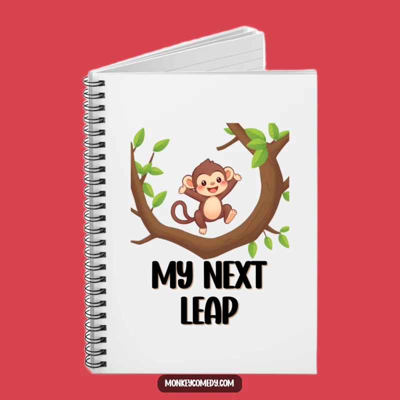 Funny Kawaii Monkey Notebook - Energetic Ideas, Cute & Hilarious Journal Gift!