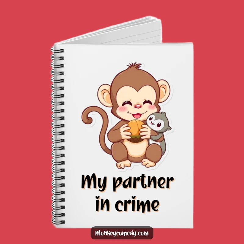 Funny Kawaii Monkey Notebook - Cute Friendship Journal, Hilarious & Practical Gift!