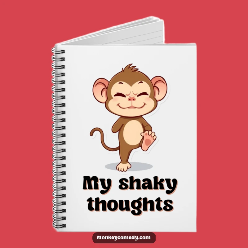 Funny Monkey Notebook - Hilarious Balancing Primate Journal