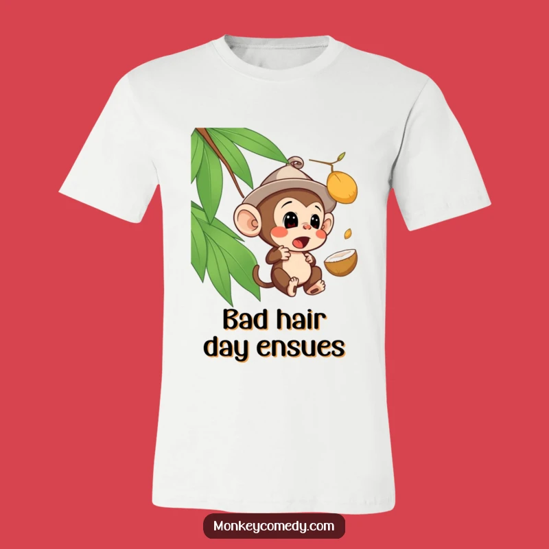 Funny Surprised Monkey T-Shirt: Wear Your Shock with Style