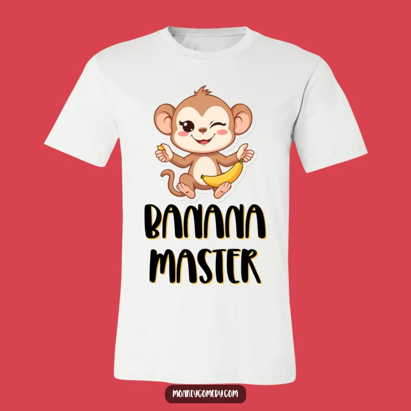 Funny Kawaii Monkey T-Shirt - Juggling Bananas Tee, Ideal Funny Gift for Comedians