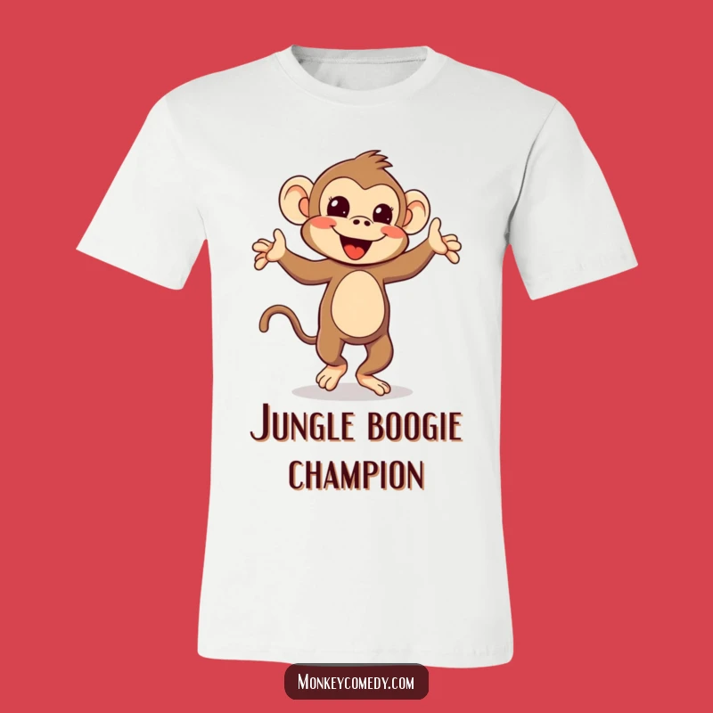 Funny Kawaii Monkey Dance T-Shirt: Hilarious Silly Tail Dancing Tee for Awesome Fun