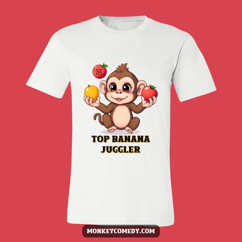 Funny Monkey Juggling T-Shirt: Show Off Your Playful Skills with Comical Style