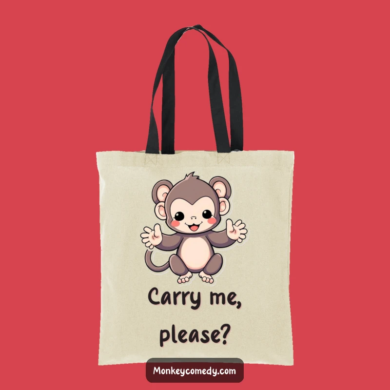 Funny Kawaii Monkey Tote Bag: Carry Cute Hugs Funny Gift