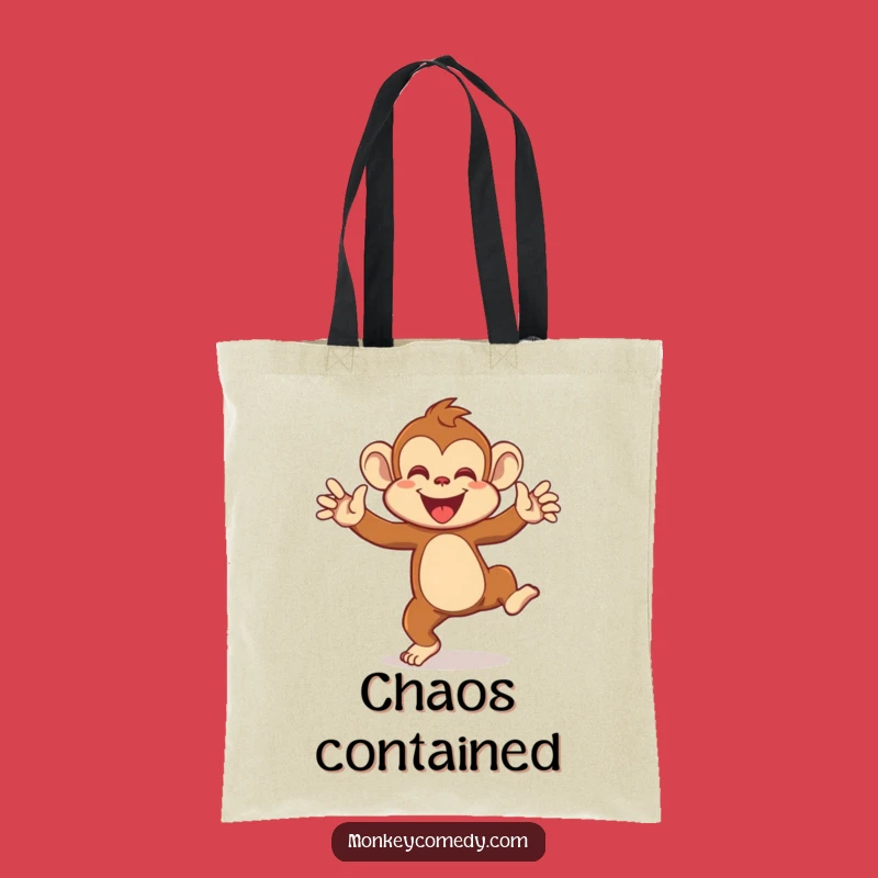 Funny Monkey Dance Tote Bag: Carry Your Essentials with Hilarious Primate Flair