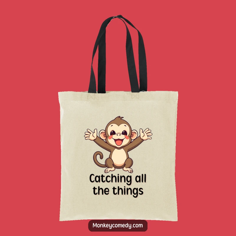 Funny Monkey Tote Bag - Carry Your Laughs with Primate Style