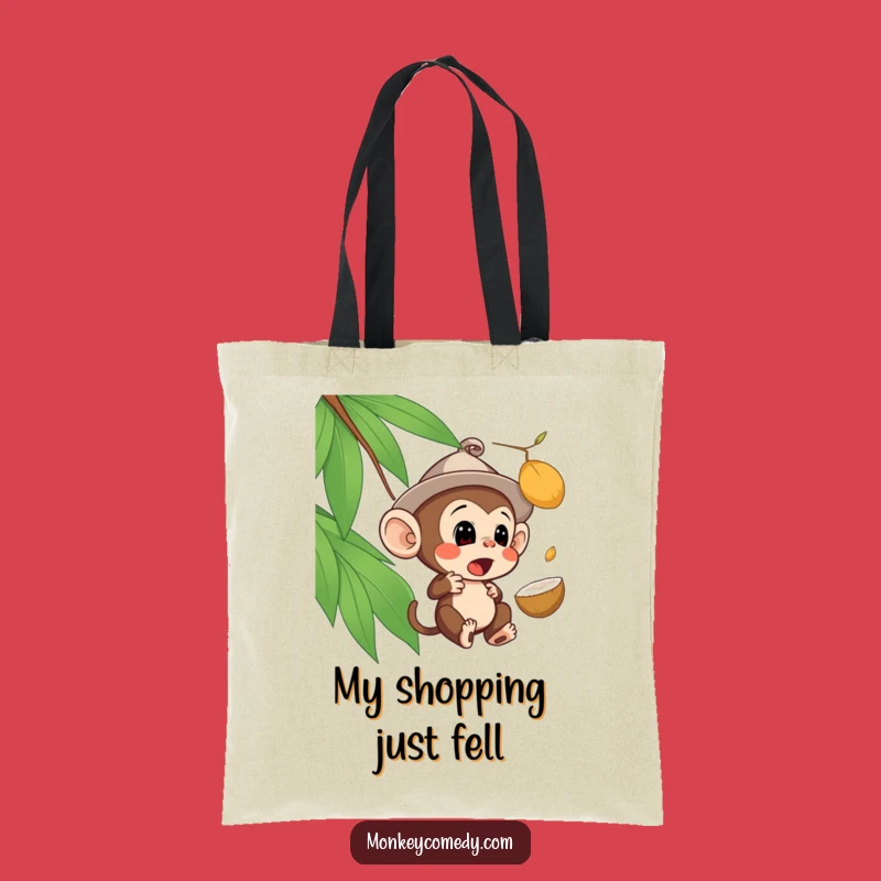 Funny Surprised Monkey Tote Bag: Carry Your Surprise with Humor
